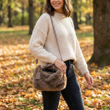 Elowara | Faux Leather Charm Handbag