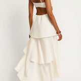 Seraphina Belle | Cut Out Layered Maxi Summer Dress
