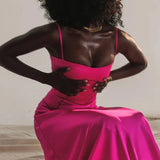 Gabriella Belle | Satin Corset Maxi Evening Dress