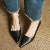 Cavelle | Leather Kitten Heel Pumps Refined Timeless Elegance
