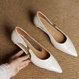 Élodie Marais | Hollow Out Leather Flats