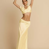 Solaria Évette | Cut Out Wedding Guest Maxi Dress