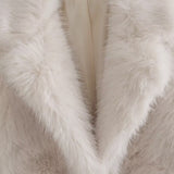 Ivory Luxe | Ultra Soft Faux Fur Coat with Timeless Fit