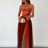 Matilda | Off-Shoulder A-Line Maxi Dress