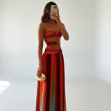 Matilda | Off-Shoulder A-Line Maxi Dress