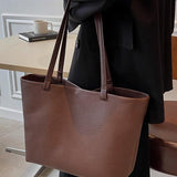 Silkline | Soft Leather Tote with Minimalist Design