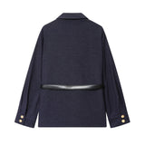 Vaelise | Two Piece Suit Set Utility Jacket Flared Pants
