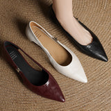 Élodie Marais | Hollow Out Leather Flats
