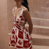 Jaimy | Cutout Patchwork Summer Dress