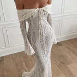 Natas | Lace Off Shoulder Maxi Gown