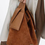 Amalfi | Suede Bucket Tote Spacious Timeless Essential