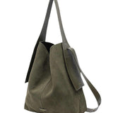 Amalfi | Suede Bucket Tote Spacious Timeless Essential