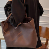 Silkline | Soft Leather Tote with Minimalist Design