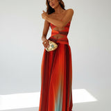 Matilda | Off-Shoulder A-Line Maxi Dress