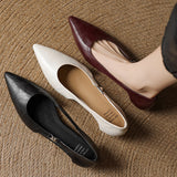 Élodie Marais | Hollow Out Leather Flats