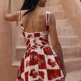 Jaimy | Cutout Patchwork Summer Dress