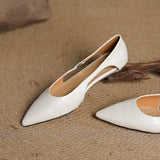 Élodie Marais | Hollow Out Leather Flats
