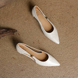 Élodie Marais | Hollow Out Leather Flats