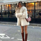 Ivory Luxe | Ultra Soft Faux Fur Coat with Timeless Fit