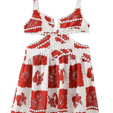 Jaimy | Cutout Patchwork Summer Dress