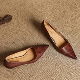 Cavelle | Leather Kitten Heel Pumps Refined Timeless Elegance