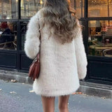 Ivory Luxe | Ultra Soft Faux Fur Coat with Timeless Fit