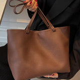 Silkline | Soft Leather Tote with Minimalist Design