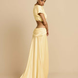 Solaria Évette | Cut Out Wedding Guest Maxi Dress