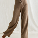 Elyndra | Soft Knit Wide Leg Drawstring Pants