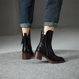 Virezza | Block Heel Boots Sleek Everyday Structure