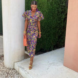 Gwen Soleil | Vibrant Maxi Summer Dress