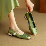 Chelischa | Pearl Strap Mary Jane Heels
