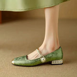 Chelischa | Pearl Strap Mary Jane Heels