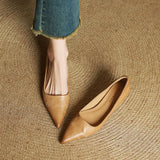Cavelle | Leather Kitten Heel Pumps Refined Timeless Elegance