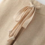 Elyndra | Soft Knit Wide Leg Drawstring Pants