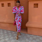 Gwen Soleil | Vibrant Maxi Summer Dress