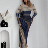 Lumière | Gradient Flow Maxi Dress