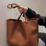 Silkline | Soft Leather Tote with Minimalist Design