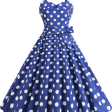 Rosie Monroe | Polkadot Pin Up Midi Dress