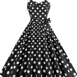 Rosie Monroe | Polkadot Pin Up Midi Dress