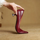 Cavelle | Leather Kitten Heel Pumps Refined Timeless Elegance