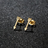 Stellar Heart | Geometric Stud Earrings