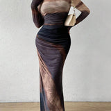 Lumière | Gradient Flow Maxi Dress