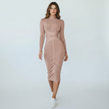 Eline | Elegant Collar Midi Dress