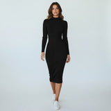 Eline | Elegant Collar Midi Dress