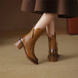 Virezza | Block Heel Boots Sleek Everyday Structure