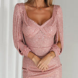 Penelope | Sequin Fringe Evening Dress