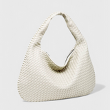 Lunara | Woven Shoulder Bag Structured Everyday Elegance