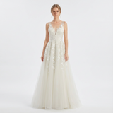 Nadina Étoile | Floral Lace Wedding Guest Maxi Dress