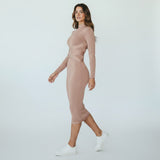 Eline | Elegant Collar Midi Dress